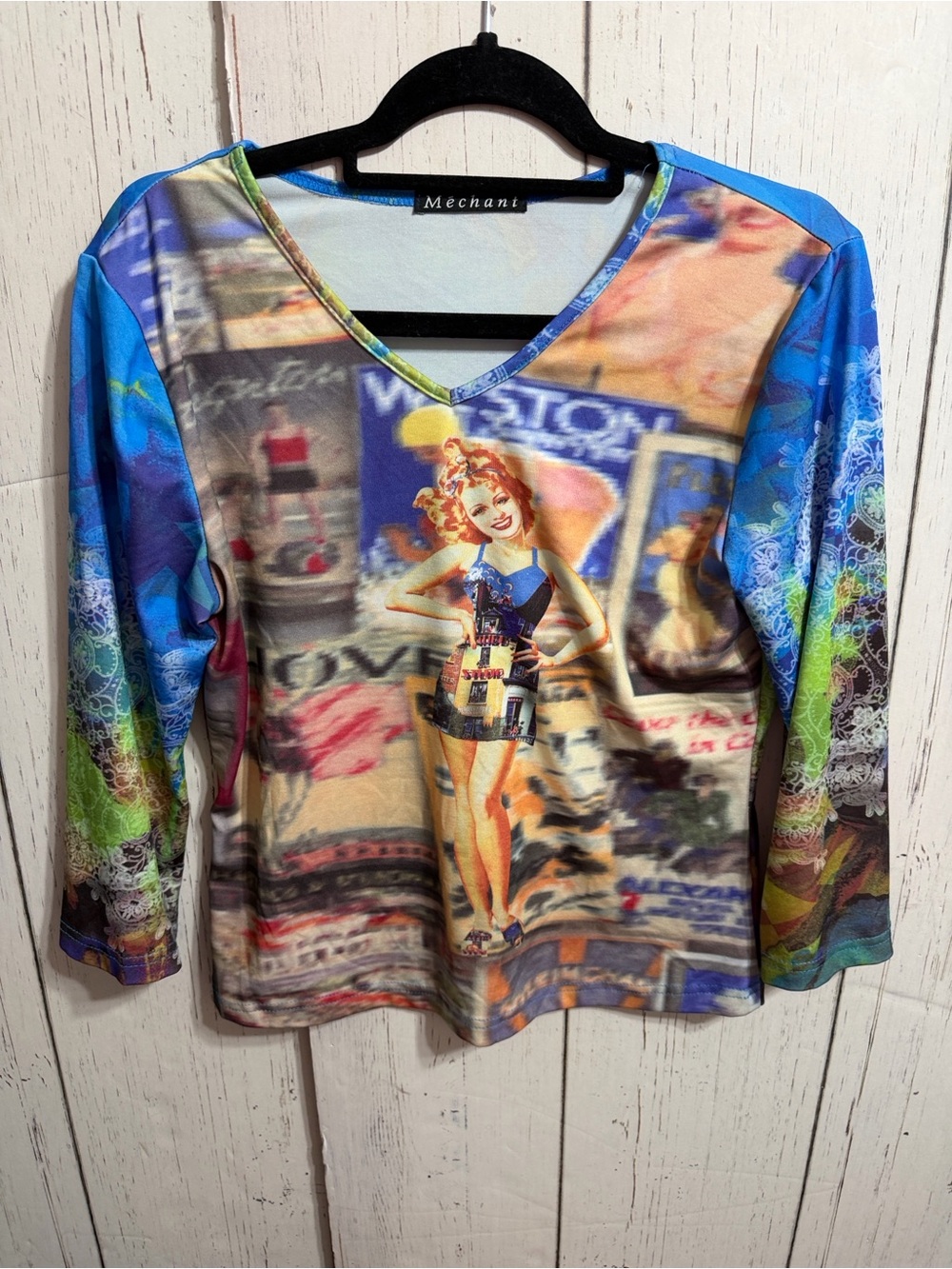 Mechant Vintage Style Top
